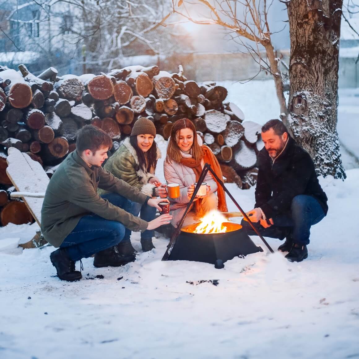 Use Fire Pit to Your Winter Picnic
