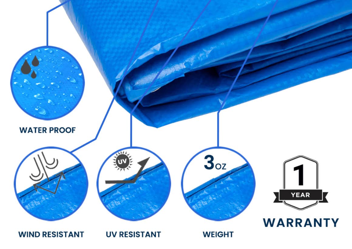 Heavy-duty Waterproof Tarpaulins