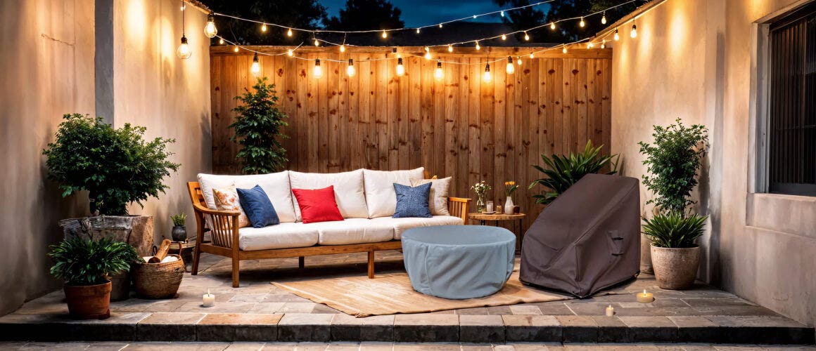 Effortless Valentine Outdoor Styling for Cosy Nights In.