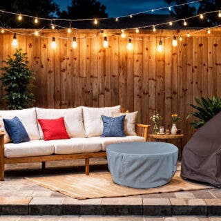 Effortless Valentine Outdoor Styling for Cosy Nights In.