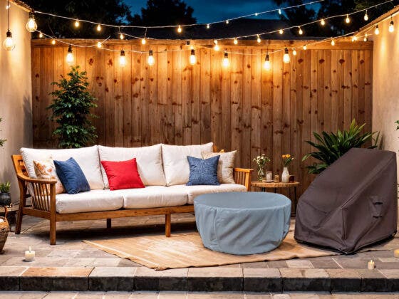 Effortless Valentine Outdoor Styling for Cosy Nights In.
