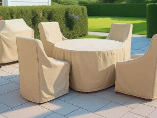 Keeping Garden Furniture Covered Through Wet & Windy Weather